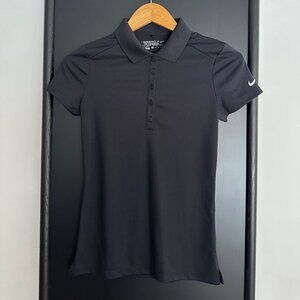 Nike Golf Dri-FIT Black Polo Shirt Size XS